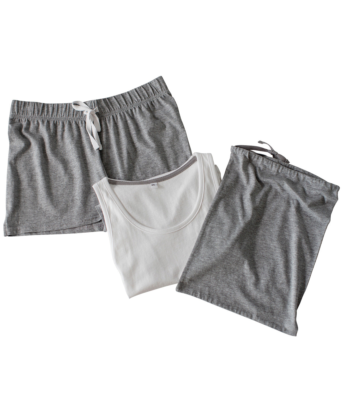 Womens Short Pyjama Set with Matching Bag