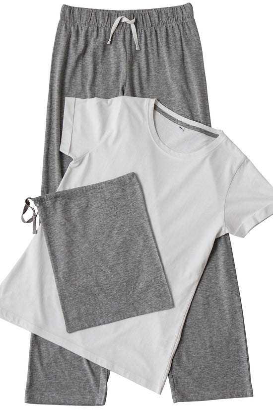 Soft Cotton Womens Pyjama Set with Matching Bag