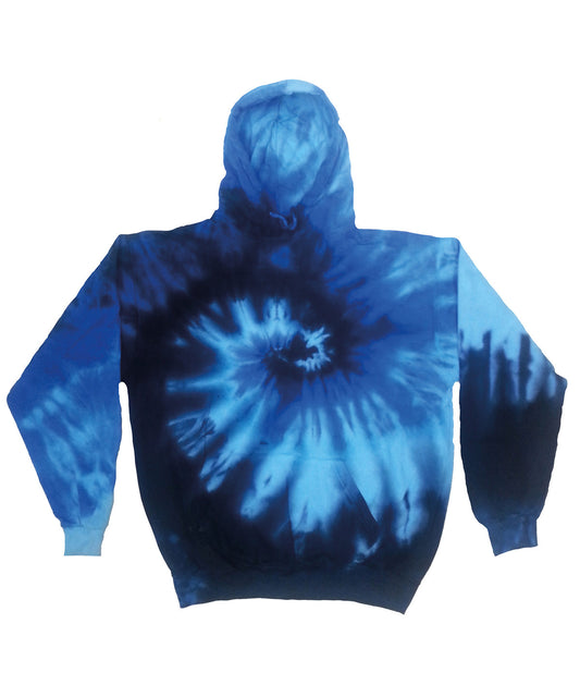 Colortone Rainbow TieDye Hoodie Unisex Adult Hoodie
