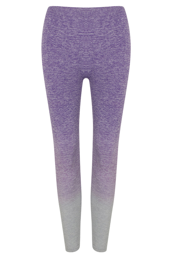Tombo Womens Seamless Ombre Fade Out Leggings