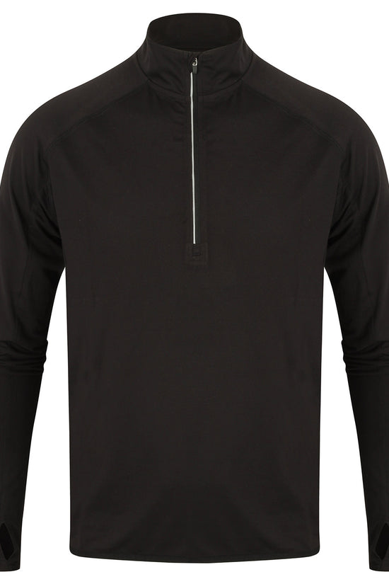 Tombo Longsleeved Zip Top Sports Overtops for Men