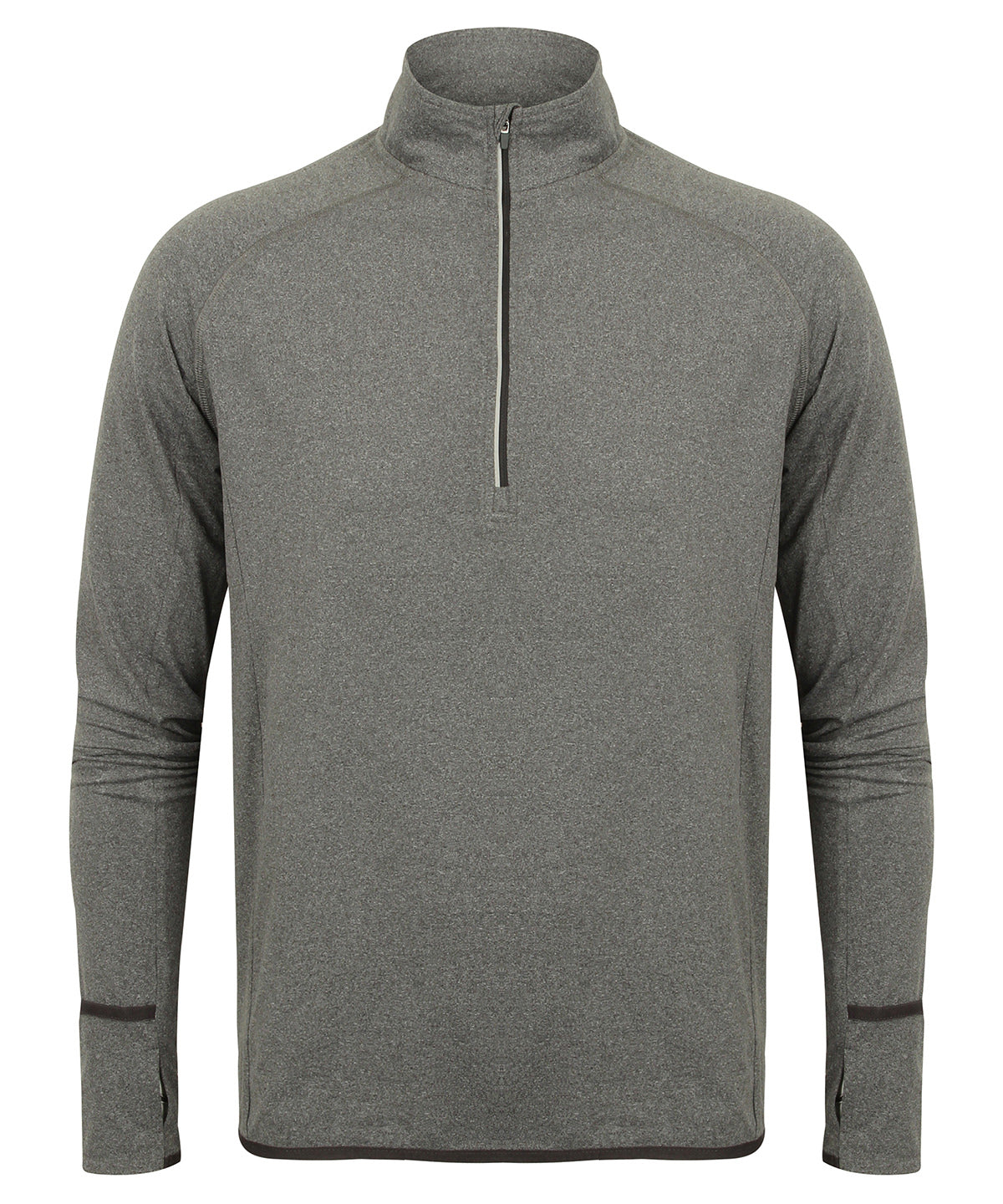 Tombo Longsleeved Zip Top Sports Overtops for Men