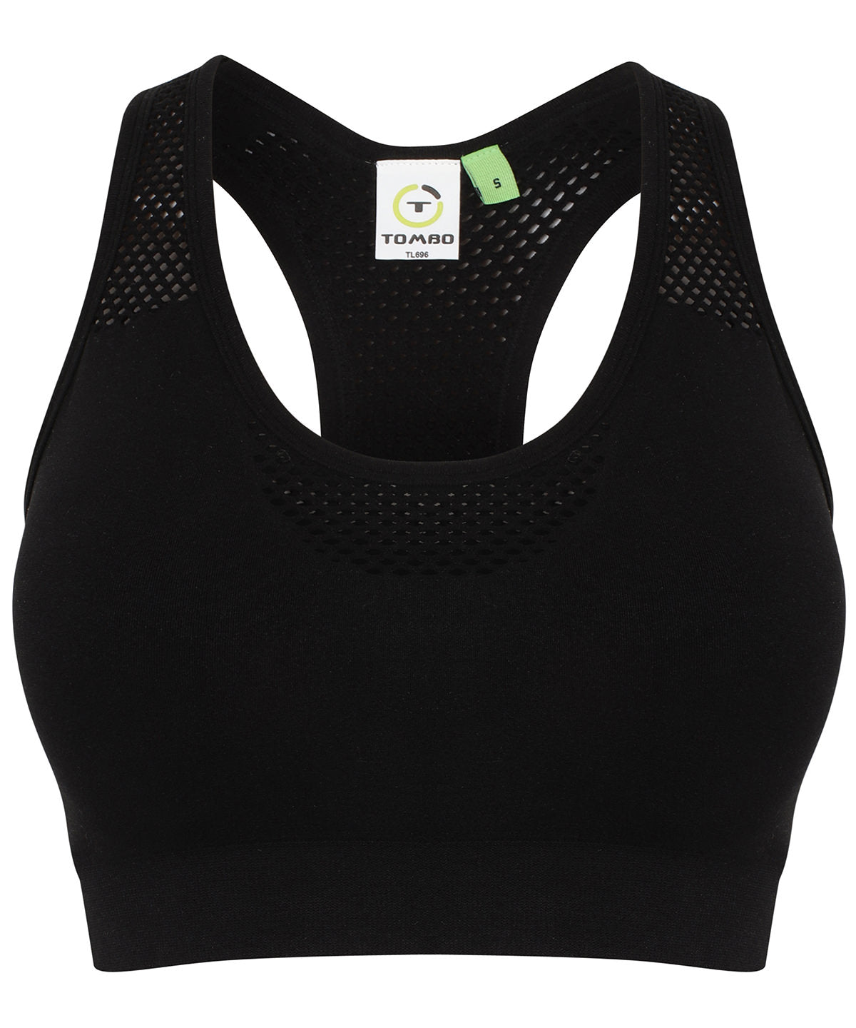 Tombo Womens Seamless Sports Bra with Mesh Inserts