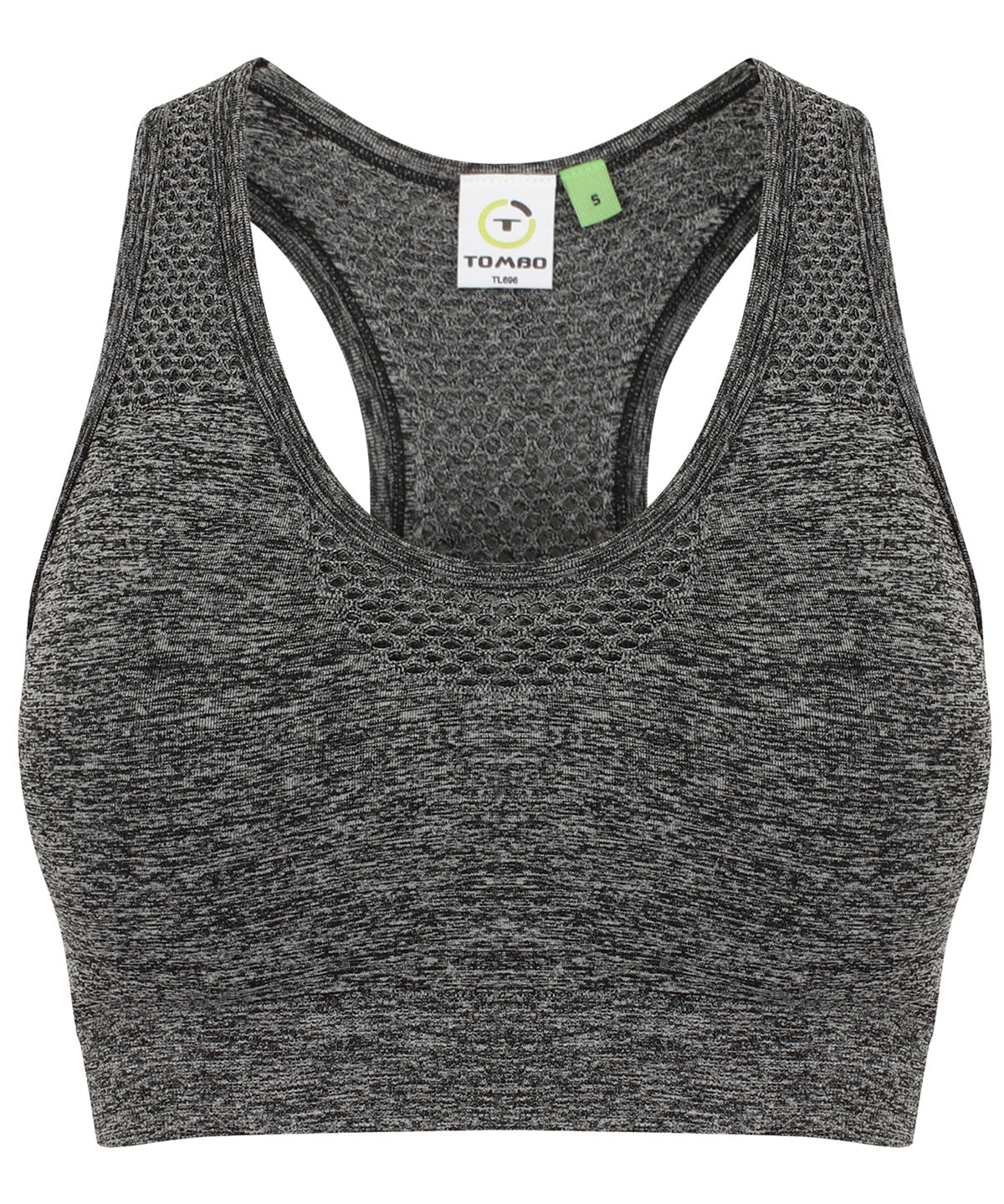 Tombo Womens Seamless Sports Bra with Mesh Inserts