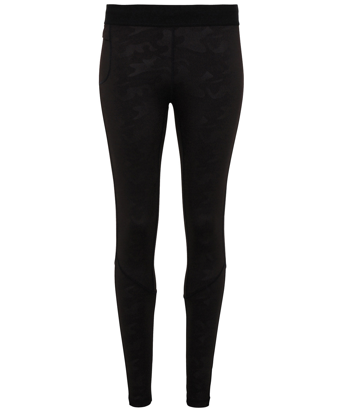 Mens Camo Training Leggings with Wide Elastic Waistband