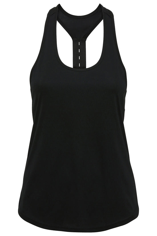 TriDri Womens Performance Strap Back Vest Racerback Detail