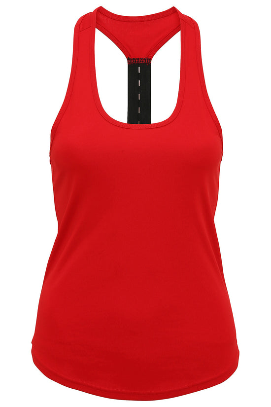 TriDri Womens Performance Strap Back Vest Racerback Detail