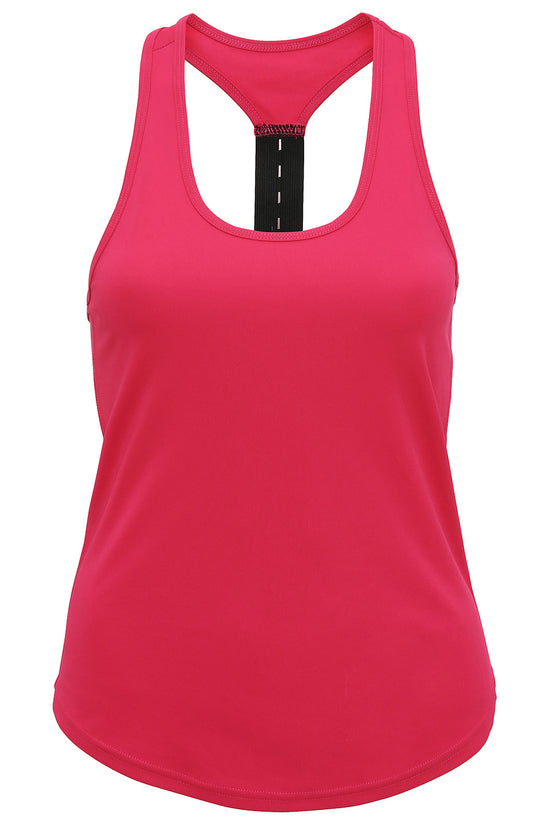 TriDri Womens Performance Strap Back Vest Racerback Detail