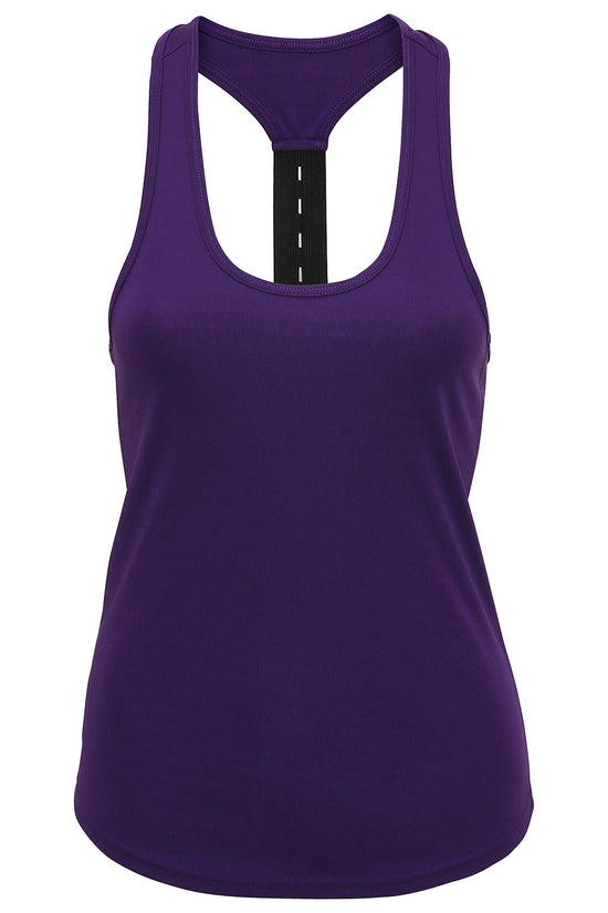 TriDri Womens Performance Strap Back Vest Racerback Detail