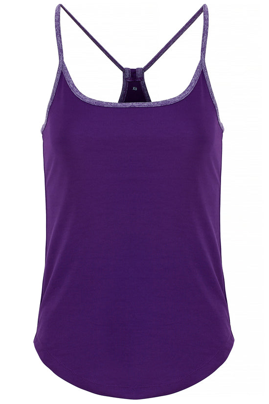 TriDri Womens Yoga Vest with Racerback Design