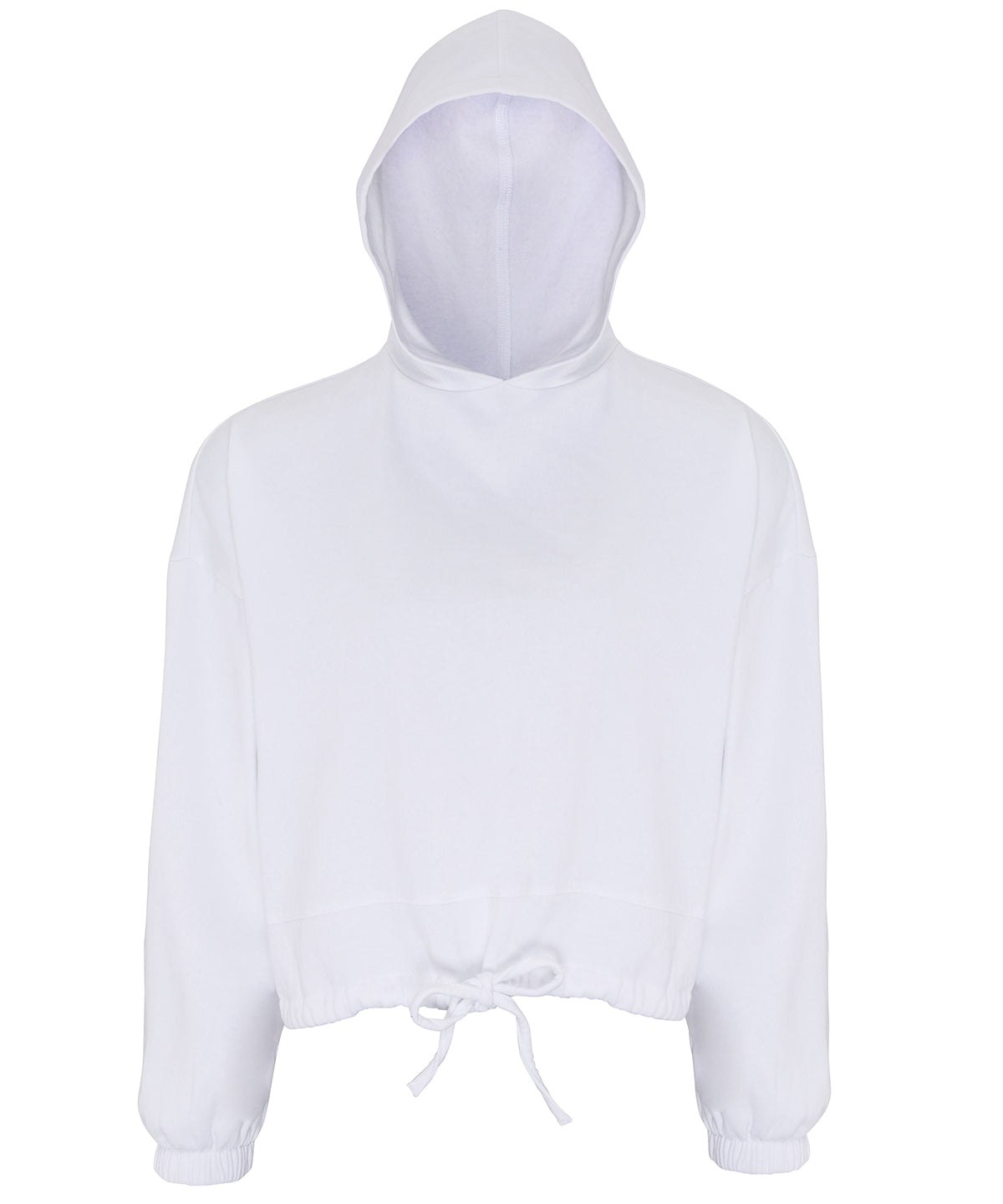 TriDri Cropped Oversize Hoodie for Women Drawcord Waist