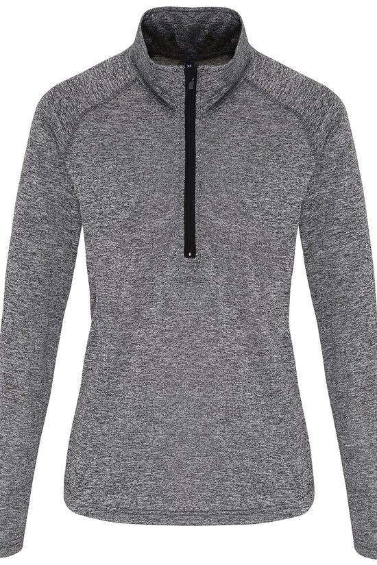 TriDri Womens 14 Zip Performance Sports Overtop Lightweight MoistureWicking