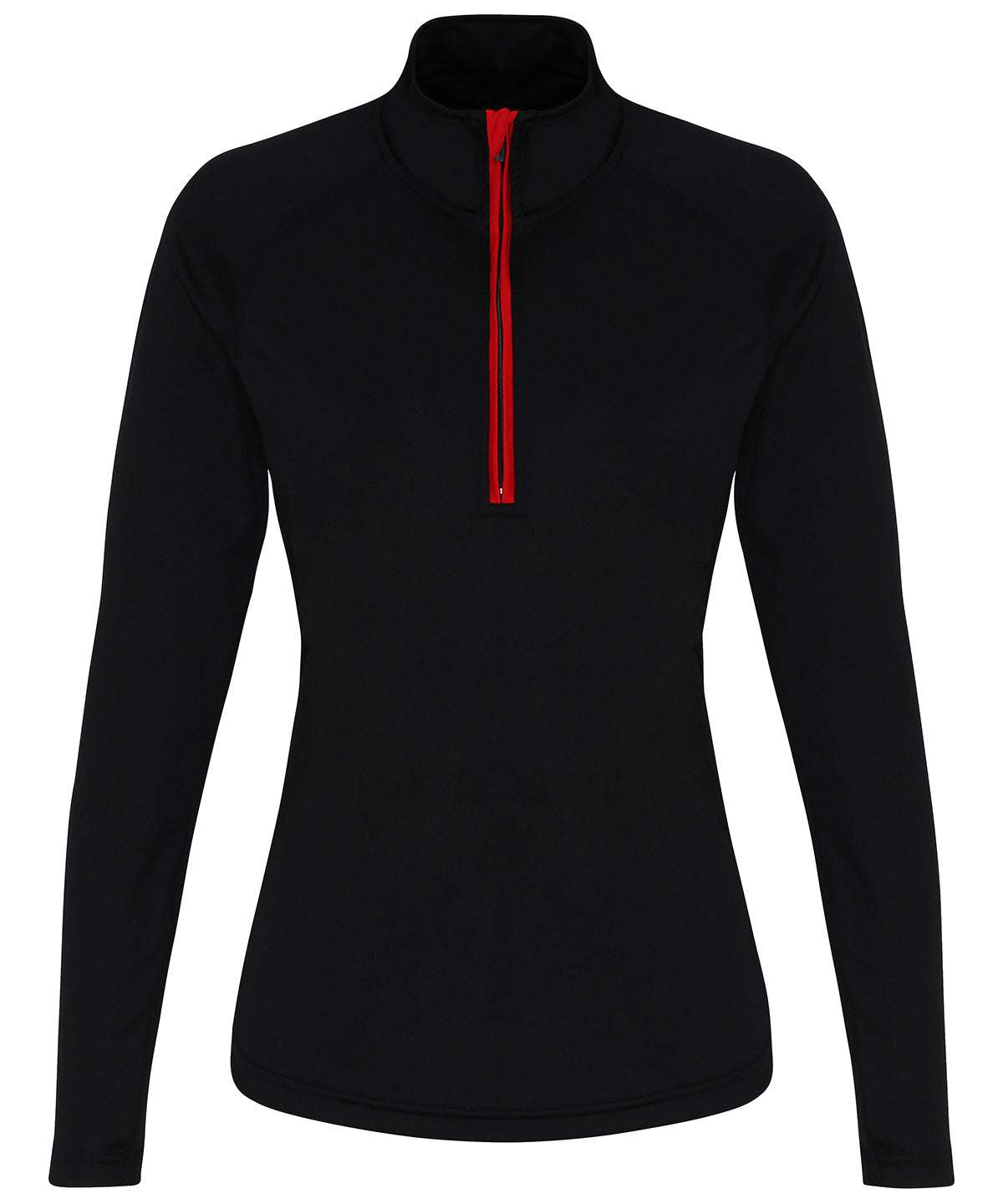 TriDri Womens 14 Zip Performance Sports Overtop Lightweight MoistureWicking