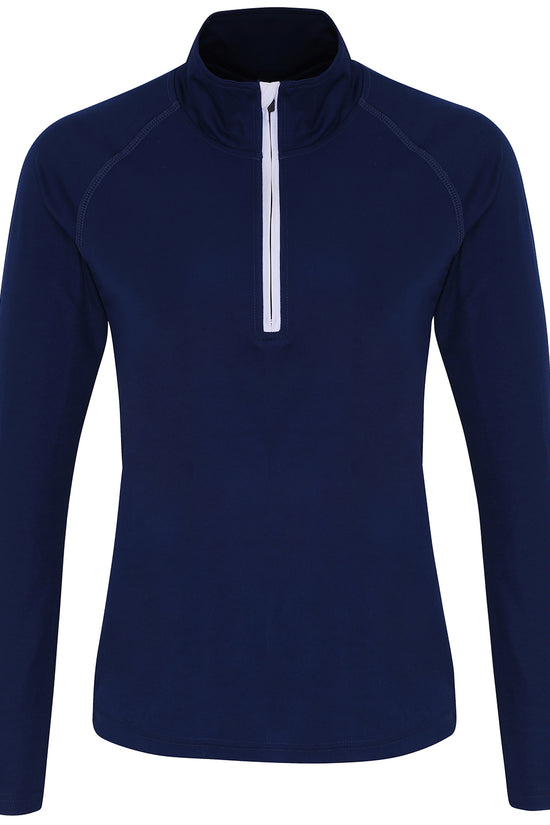 TriDri Womens 14 Zip Performance Sports Overtop Lightweight MoistureWicking