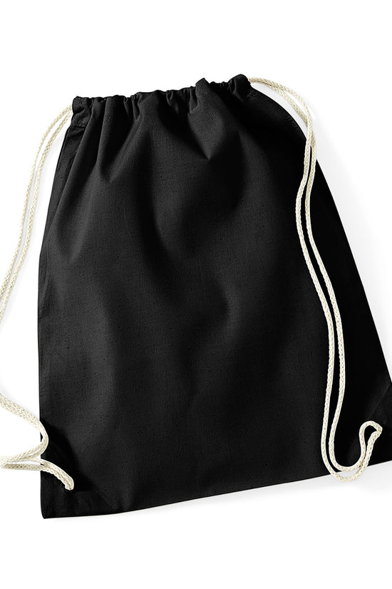 Westford Mill Cotton Gymsac Bag Unisex Adult Luggage in Pastel Colors