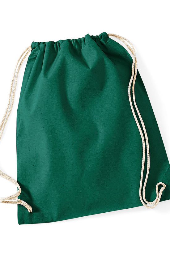 Westford Mill Cotton Gymsac Bag Unisex Adult Luggage in Pastel Colors