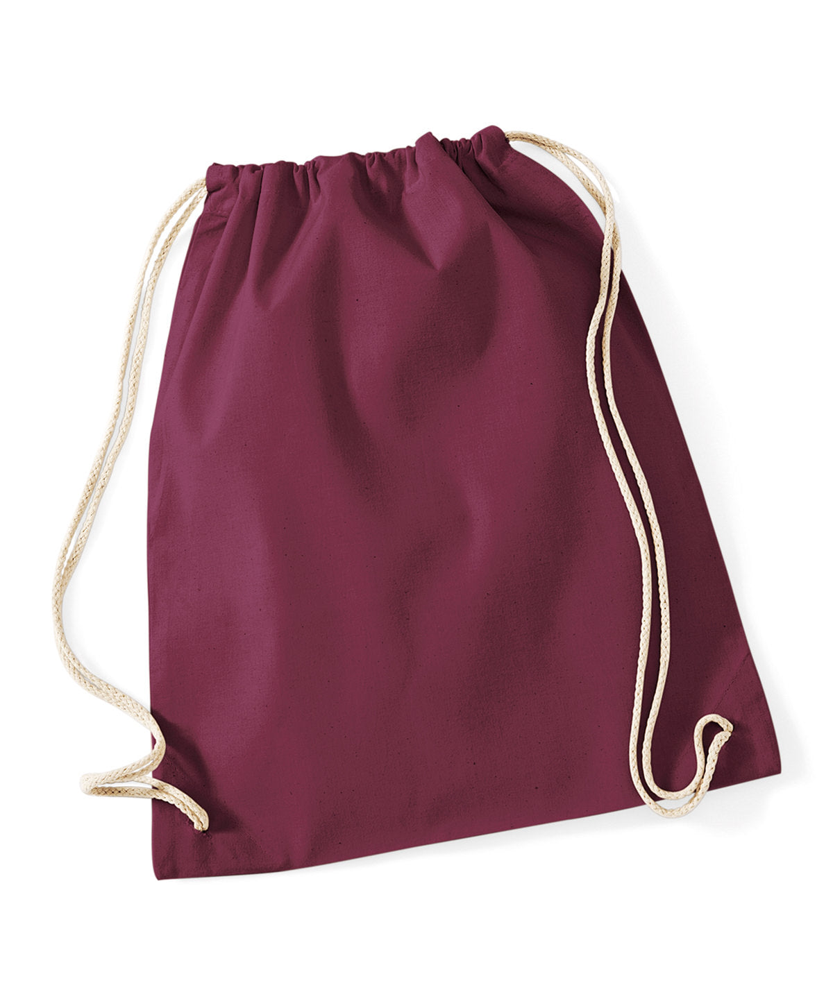 Westford Mill Cotton Gymsac Bag Unisex Adult Luggage in Pastel Colors