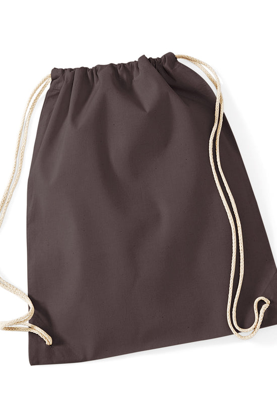 Westford Mill Cotton Gymsac Bag Unisex Adult Luggage in Pastel Colors