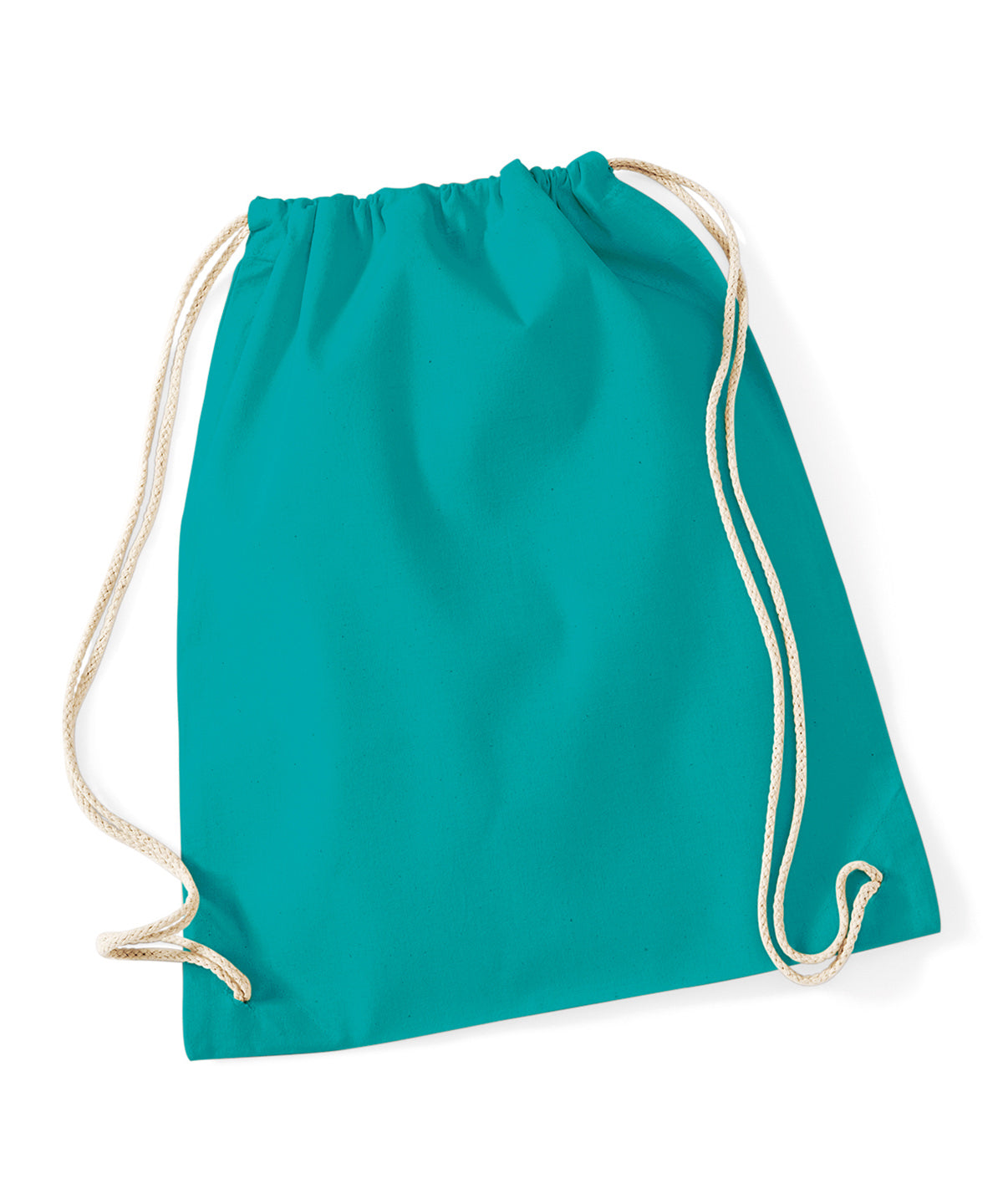 Westford Mill Cotton Gymsac Bag Unisex Adult Luggage in Pastel Colors