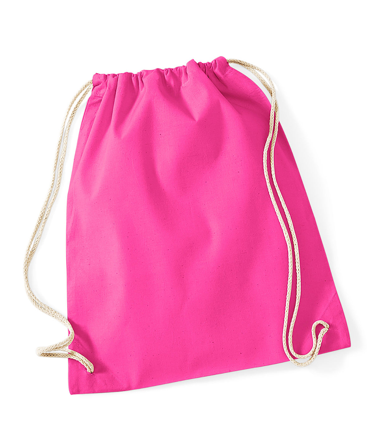 Westford Mill Cotton Gymsac Bag Unisex Adult Luggage in Pastel Colors