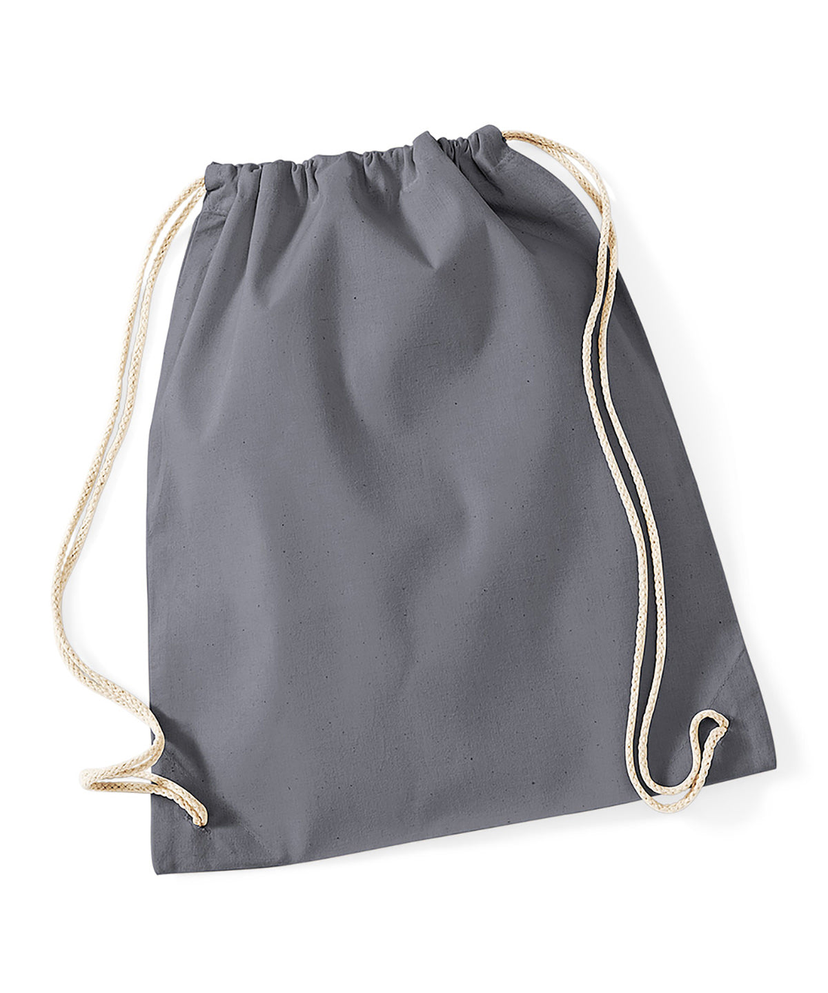 Westford Mill Cotton Gymsac Bag Unisex Adult Luggage in Pastel Colors