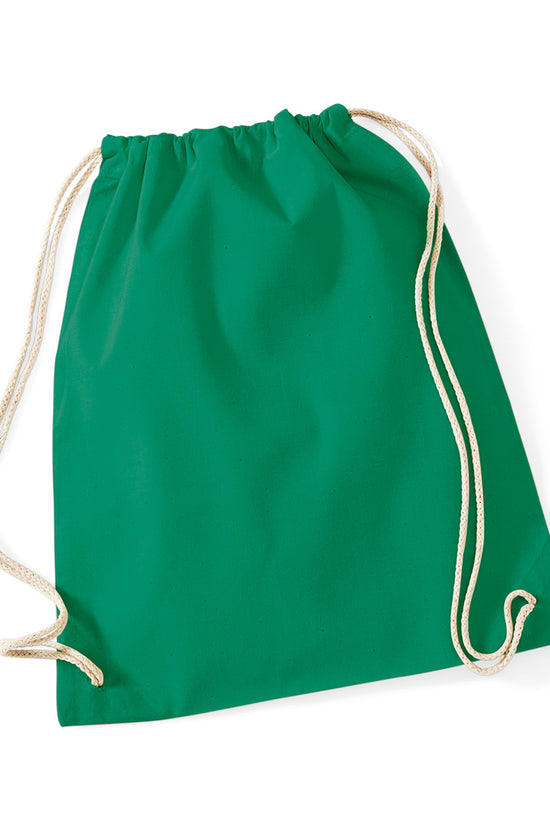 Westford Mill Cotton Gymsac Bag Unisex Adult Luggage in Pastel Colors