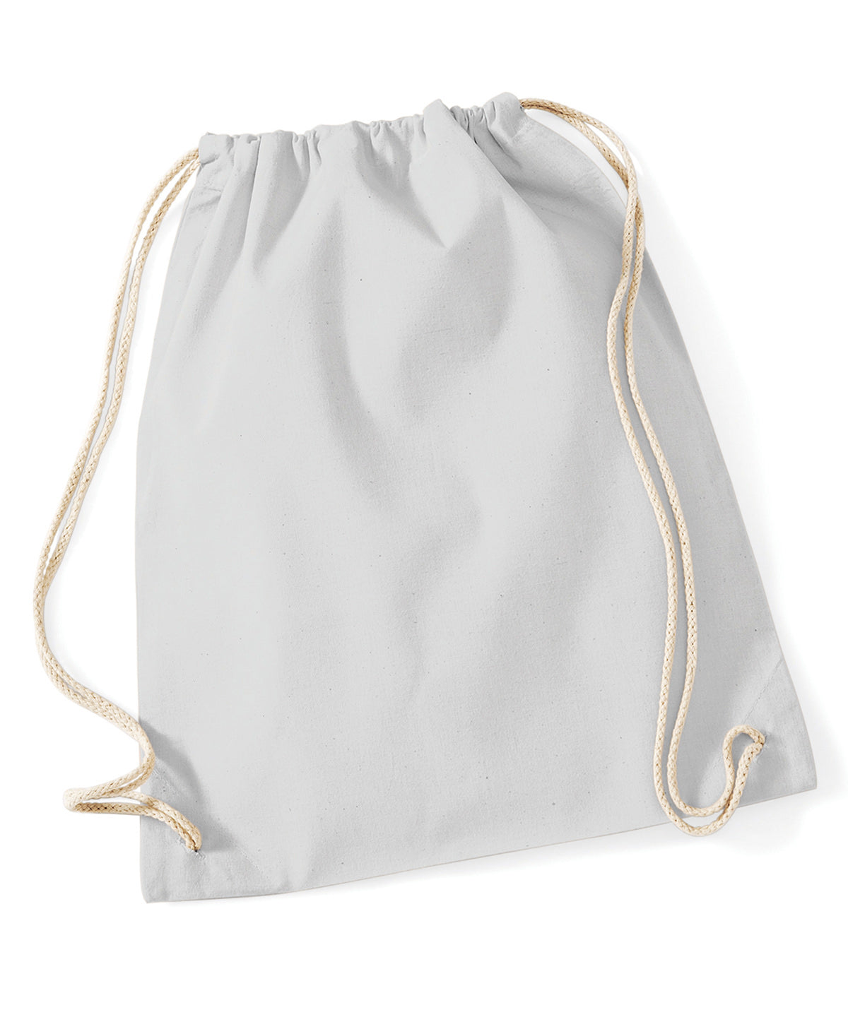 Westford Mill Cotton Gymsac Bag Unisex Adult Luggage in Pastel Colors