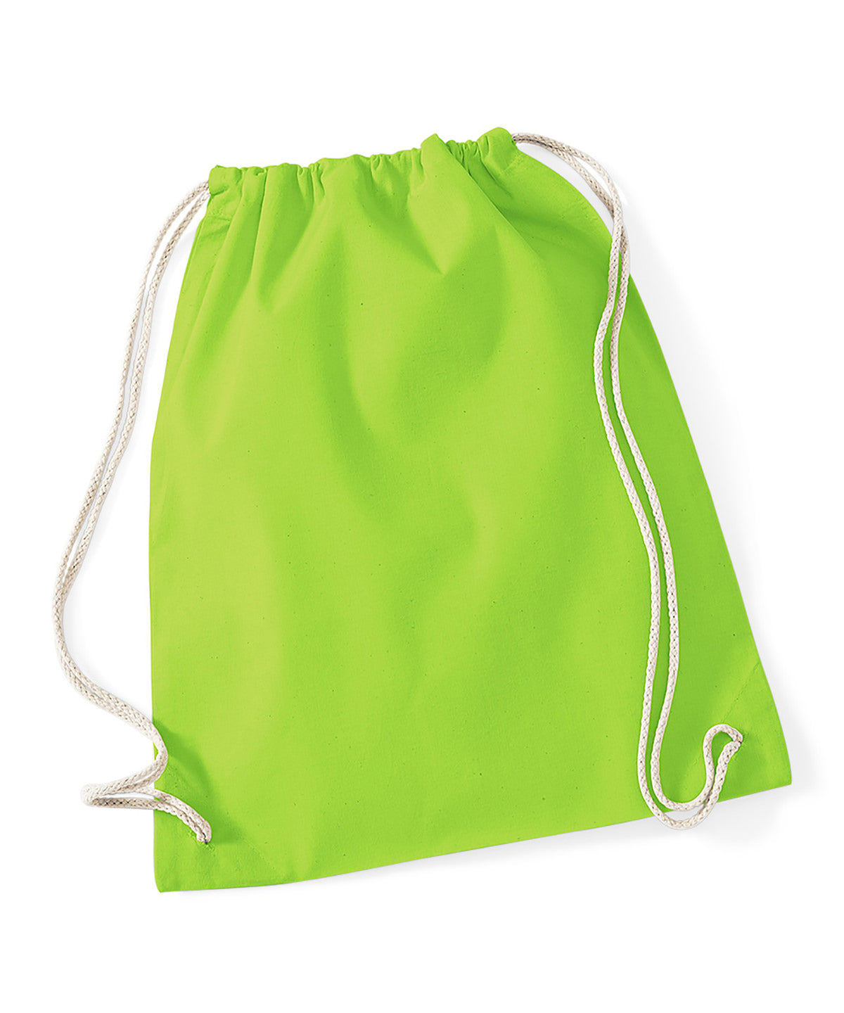 Westford Mill Cotton Gymsac Bag Unisex Adult Luggage in Pastel Colors