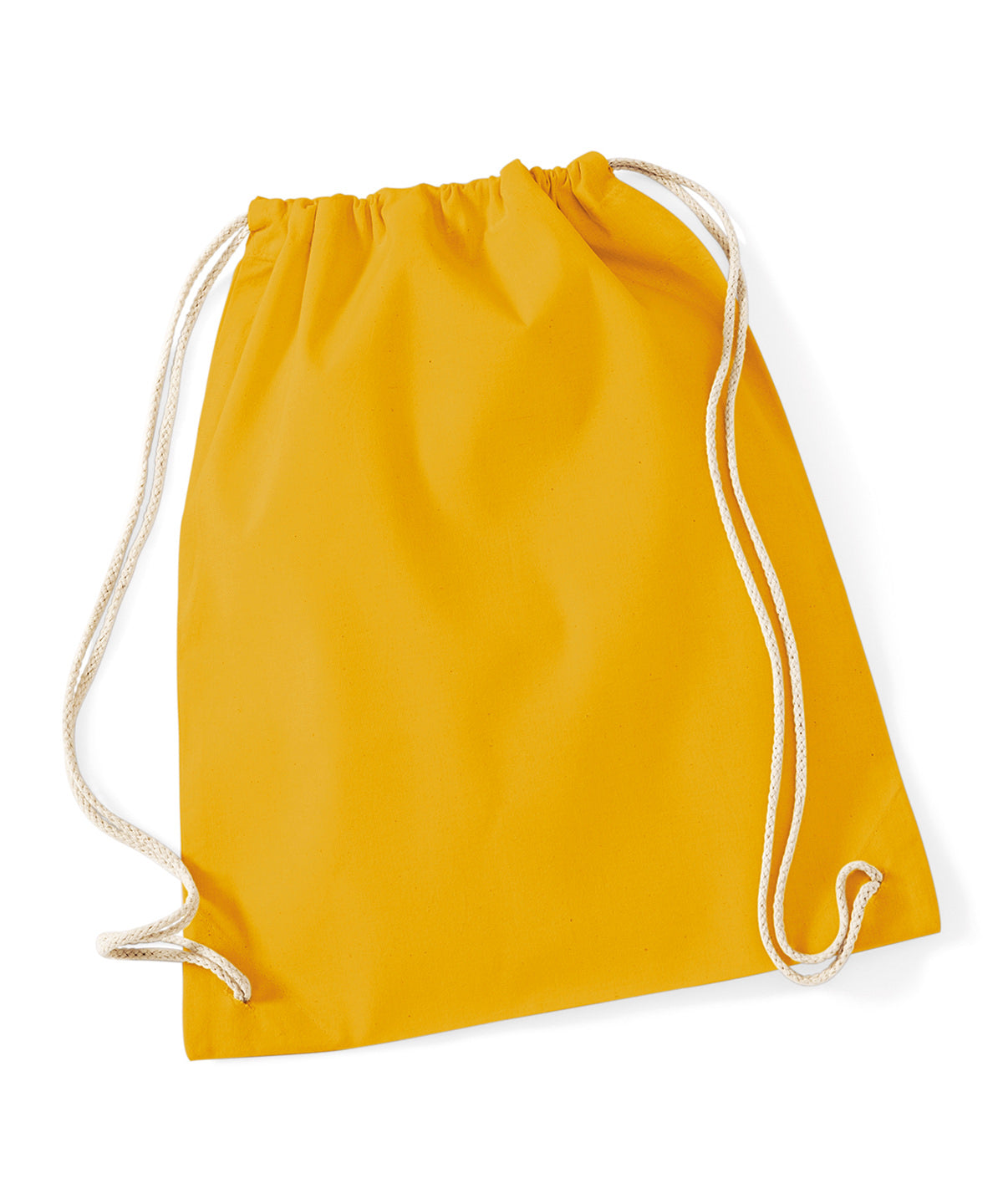 Westford Mill Cotton Gymsac Bag Unisex Adult Luggage in Pastel Colors