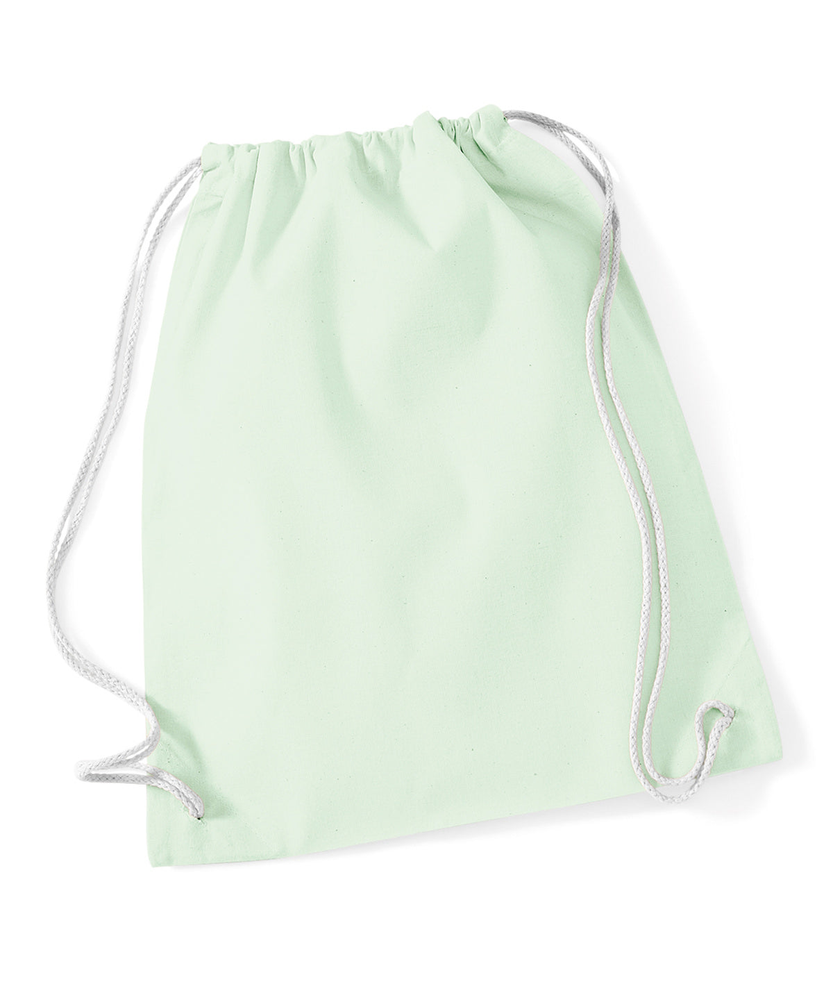 Westford Mill Cotton Gymsac Bag Unisex Adult Luggage in Pastel Colors
