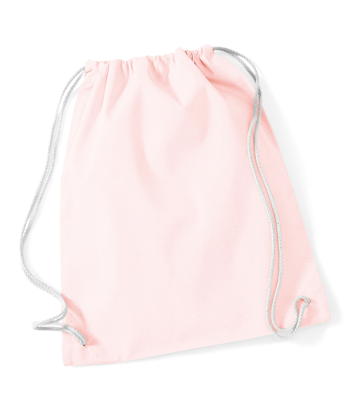 Westford Mill Cotton Gymsac Bag Unisex Adult Luggage in Pastel Colors