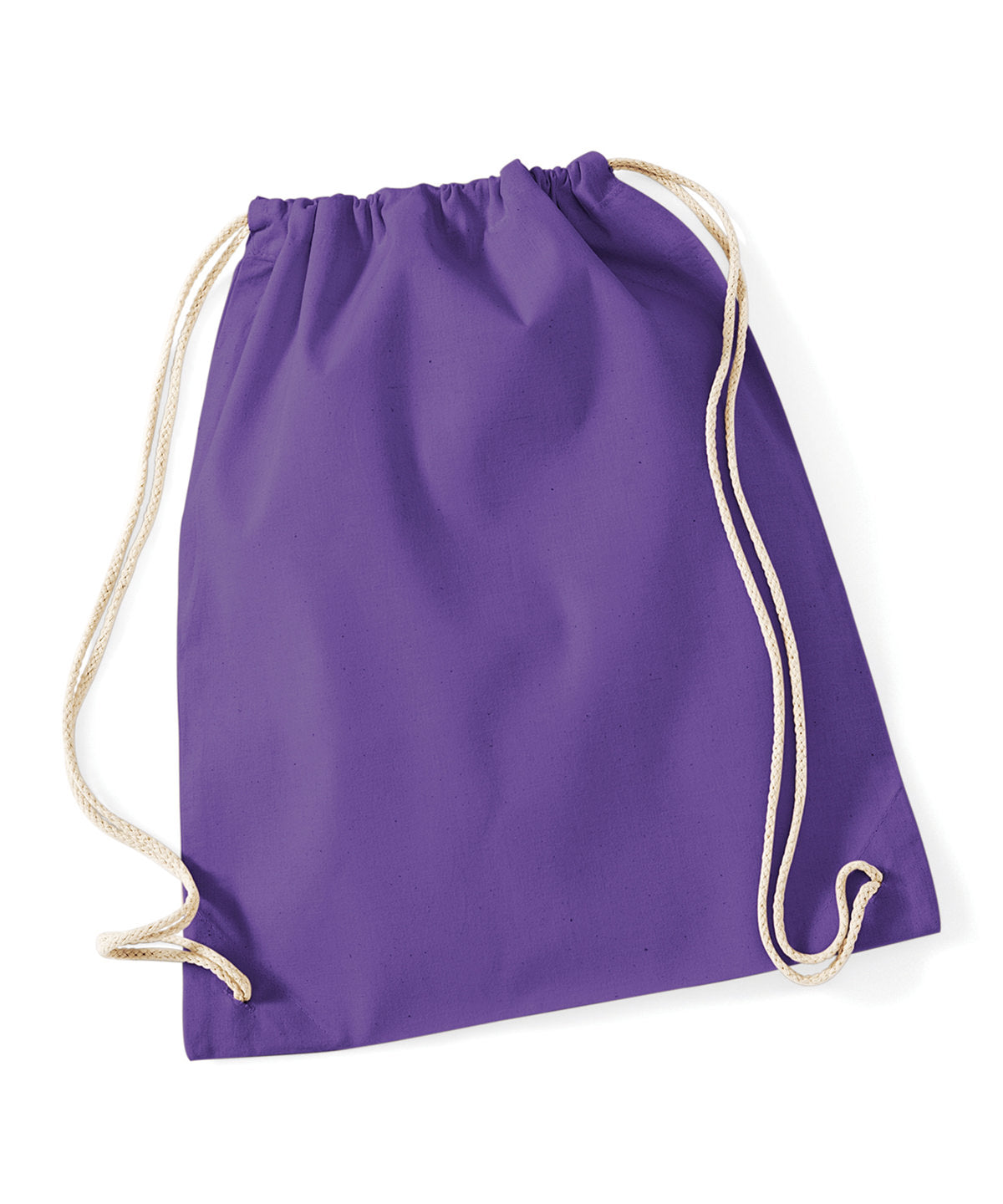 Westford Mill Cotton Gymsac Bag Unisex Adult Luggage in Pastel Colors