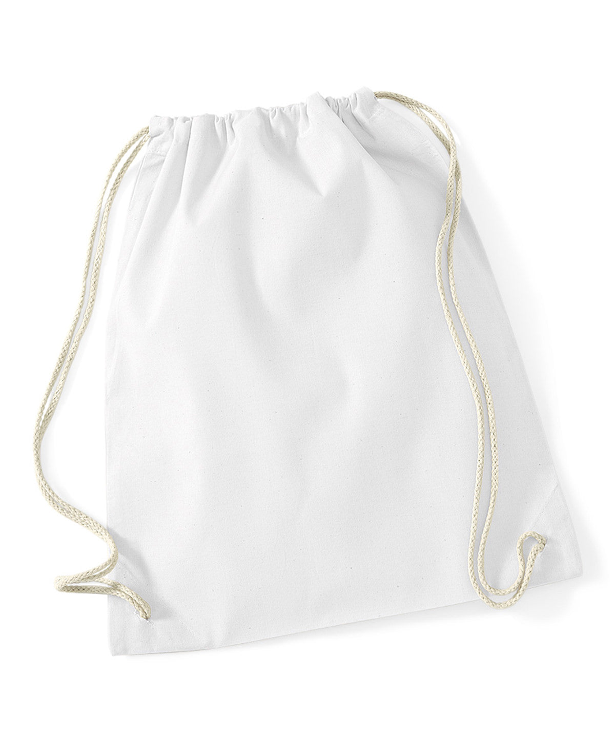Westford Mill Cotton Gymsac Bag Unisex Adult Luggage in Pastel Colors