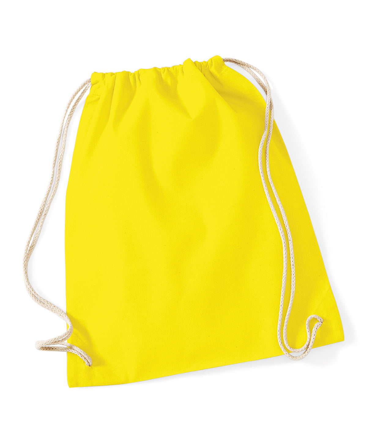 Westford Mill Cotton Gymsac Bag Unisex Adult Luggage in Pastel Colors