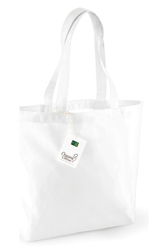 Westford Mill Organic Cotton Shopper Bag Unisex Adult Luggage