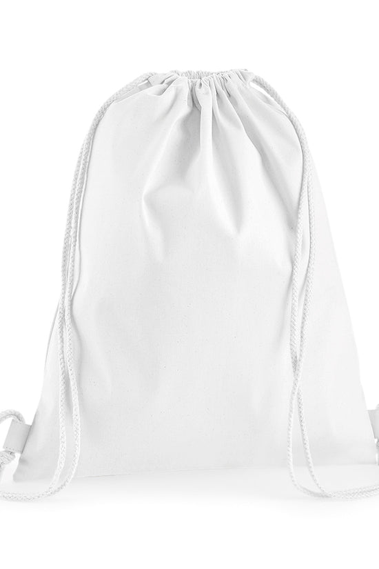 Westford Mill Premium Cotton Gymsac Bag Durable Unisex Luggage