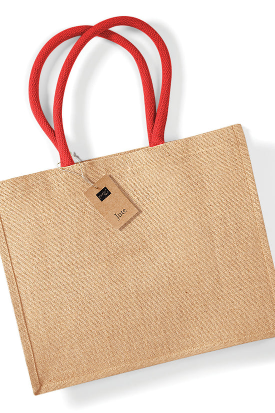 Westford Mill Jute Classic Shopper Bag Unisex Adult Luggage MustHave