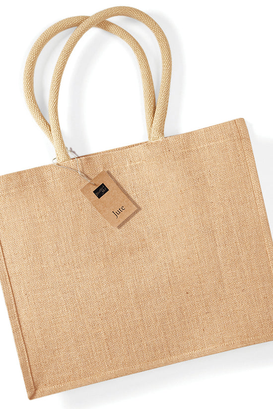 Westford Mill Jute Classic Shopper Bag Unisex Adult Luggage MustHave