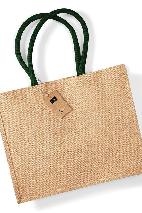Westford Mill Jute Classic Shopper Bag Unisex Adult Luggage MustHave