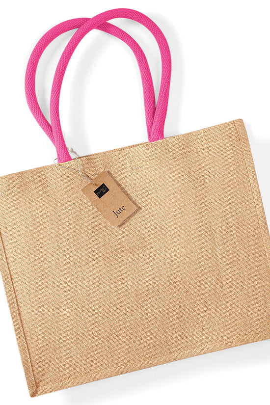 Westford Mill Jute Classic Shopper Bag Unisex Adult Luggage MustHave