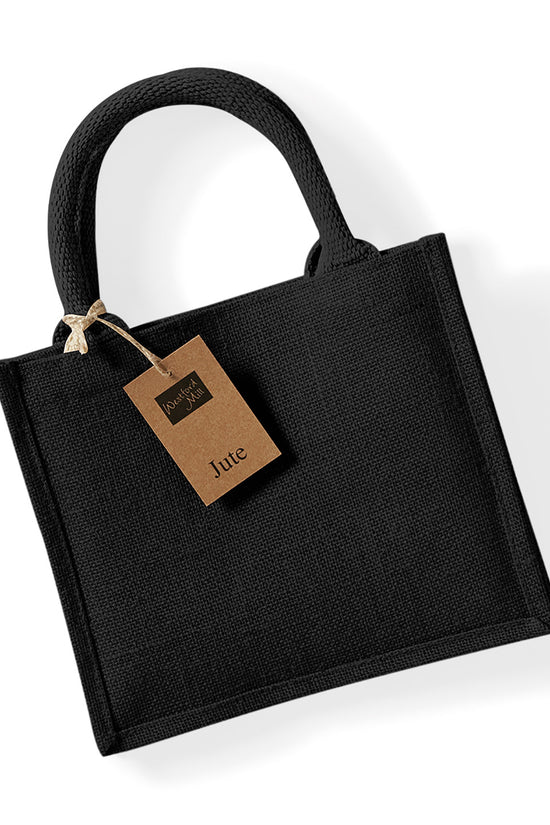 EcoFriendly Westford Mill Jute Mini Gift Bag for Unisex Adults