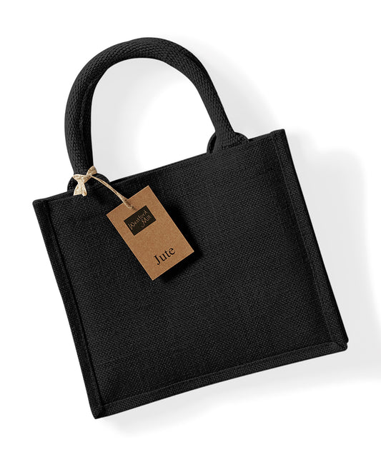 EcoFriendly Westford Mill Jute Mini Gift Bag for Unisex Adults