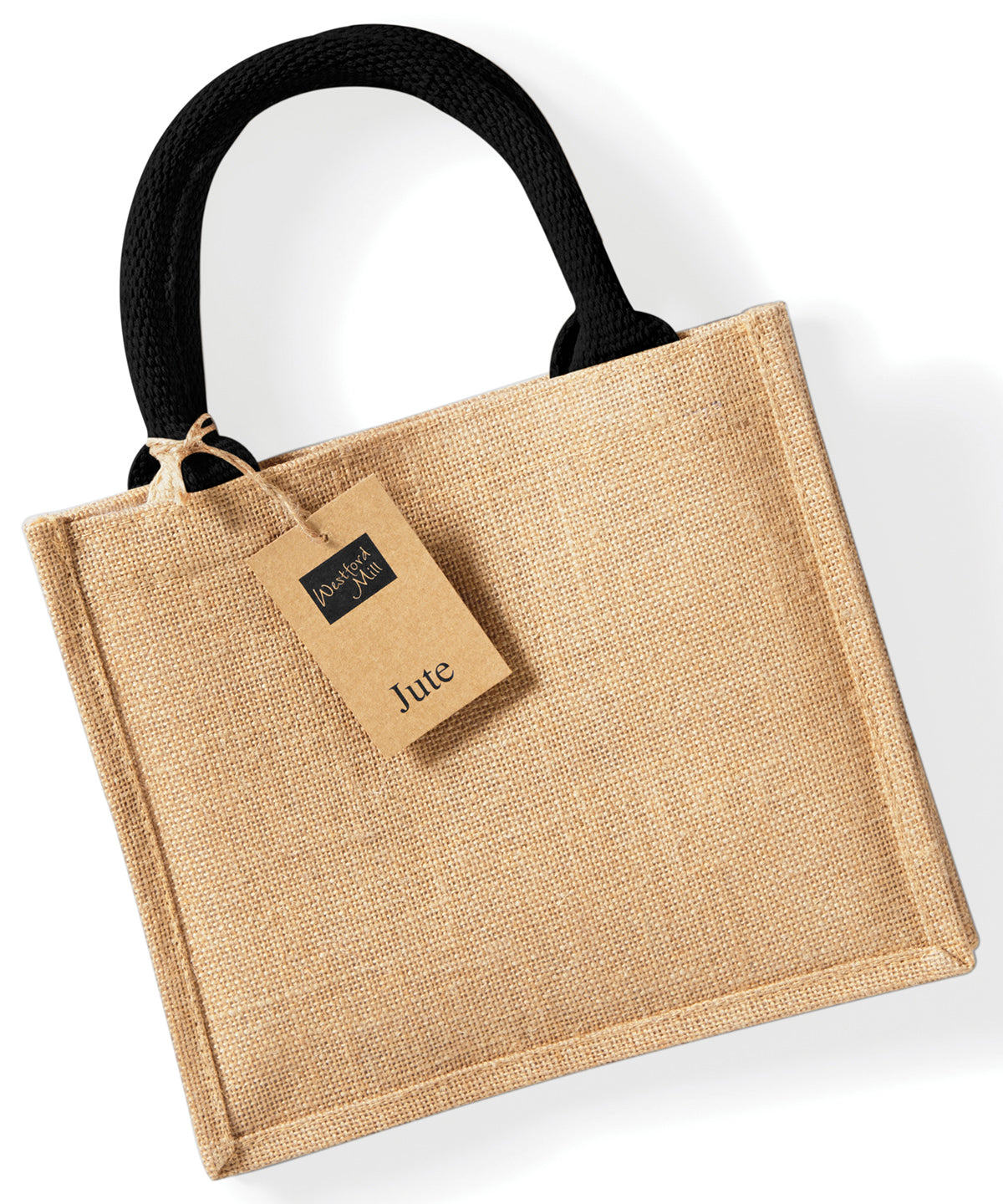 EcoFriendly Westford Mill Jute Mini Gift Bag for Unisex Adults