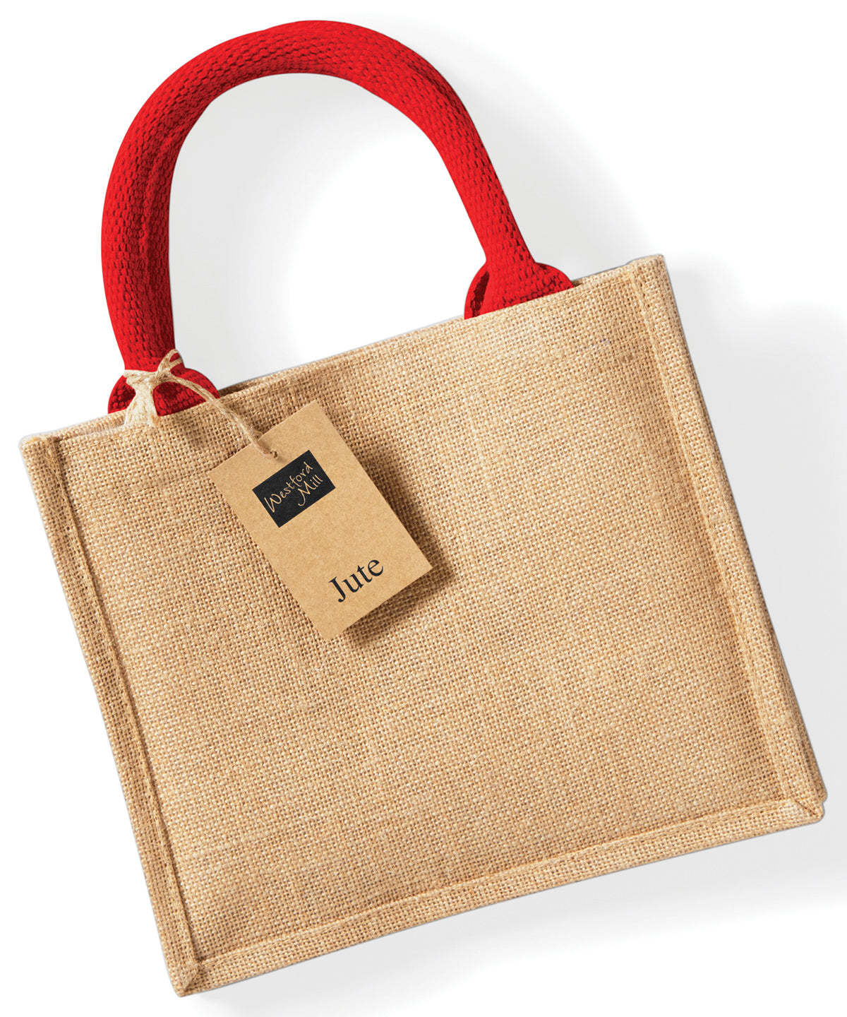 EcoFriendly Westford Mill Jute Mini Gift Bag for Unisex Adults