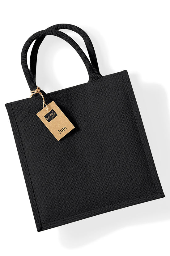 Stylish Westford Mill Jute Midi Tote Bag for Adults in 2 Colors