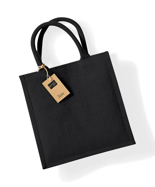 Stylish Westford Mill Jute Midi Tote Bag for Adults in 2 Colors