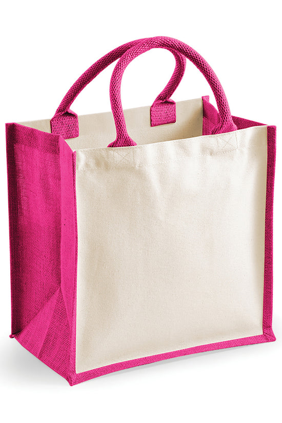 Westford Mill Midi Jute Tote Bag EcoFriendly Stylish