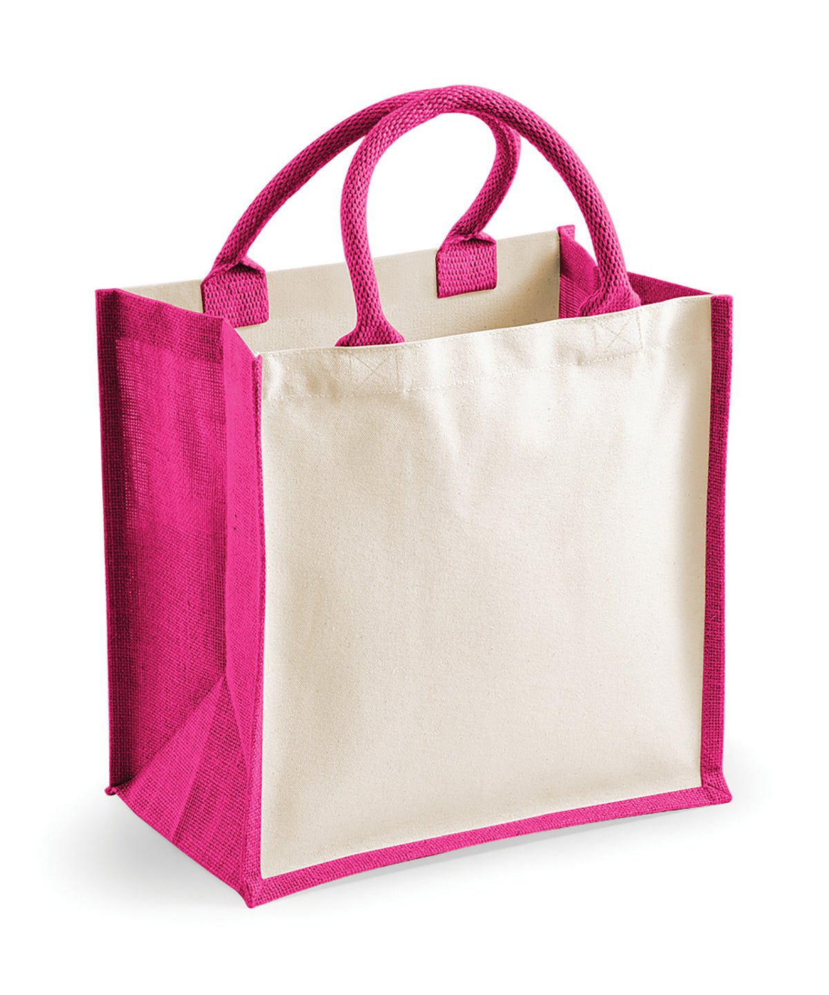 Westford Mill Midi Jute Tote Bag EcoFriendly Stylish