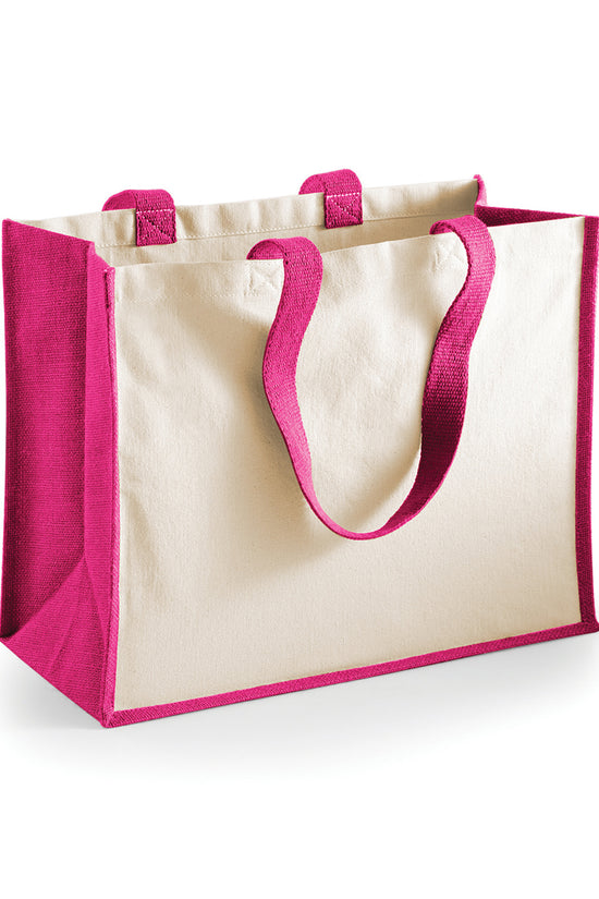 Westford Mill Printers Jute Classic Shopper Bag for Stylish Adults