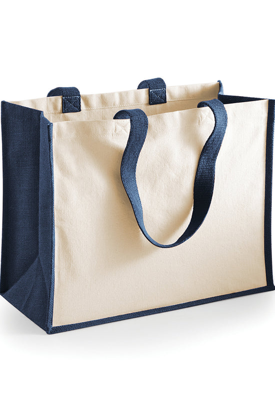 Westford Mill Printers Jute Classic Shopper Bag for Stylish Adults